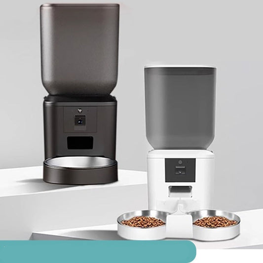Intelligent Automatic Pet Feeder Remote Video-capable Large