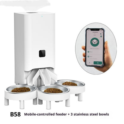 Smart Pet Automatic Feeders With Timed And Quantitative