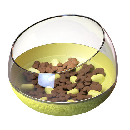 Pet Slow Food Bowl, Cat And Dog Entertainment And Play