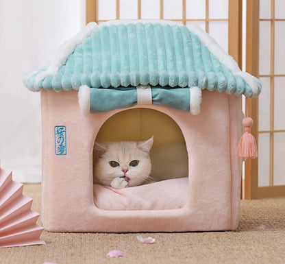 Cat House Removable And Washable Cat Bed Pet Supplies