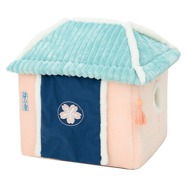 Cat House Removable And Washable Cat Bed Pet Supplies