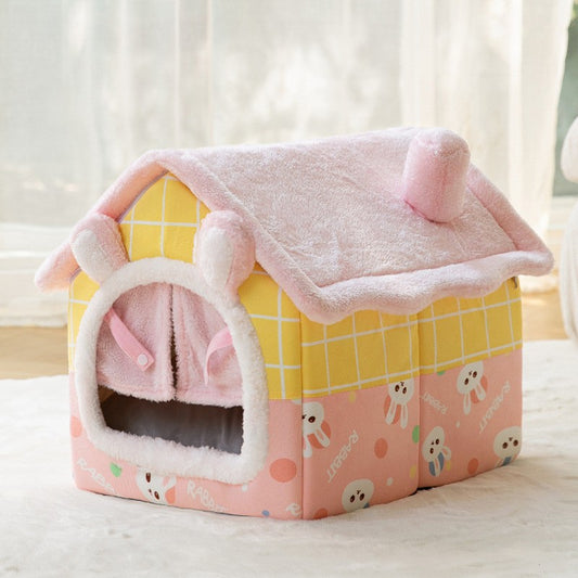 Closed Removable And Washable Autumn And Winter Tent Dog
