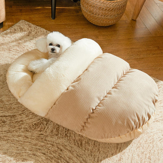 Bed For Dog And Cat Pet Bed Ultra Soft Cute Plush Slipper Cat