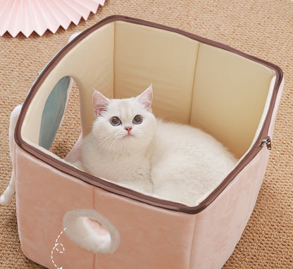 Cat House Removable And Washable Cat Bed Pet Supplies
