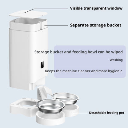 Smart Pet Automatic Feeders With Timed And Quantitative